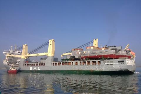 FuelSave is fitting its FS+ kit on six cargo vessels, starting with the ‘MV Trina’. Here it will be applied to both the main 12.5MW 58/64CD MAN engine and three 1MW auxiliaries. Photo:SAL